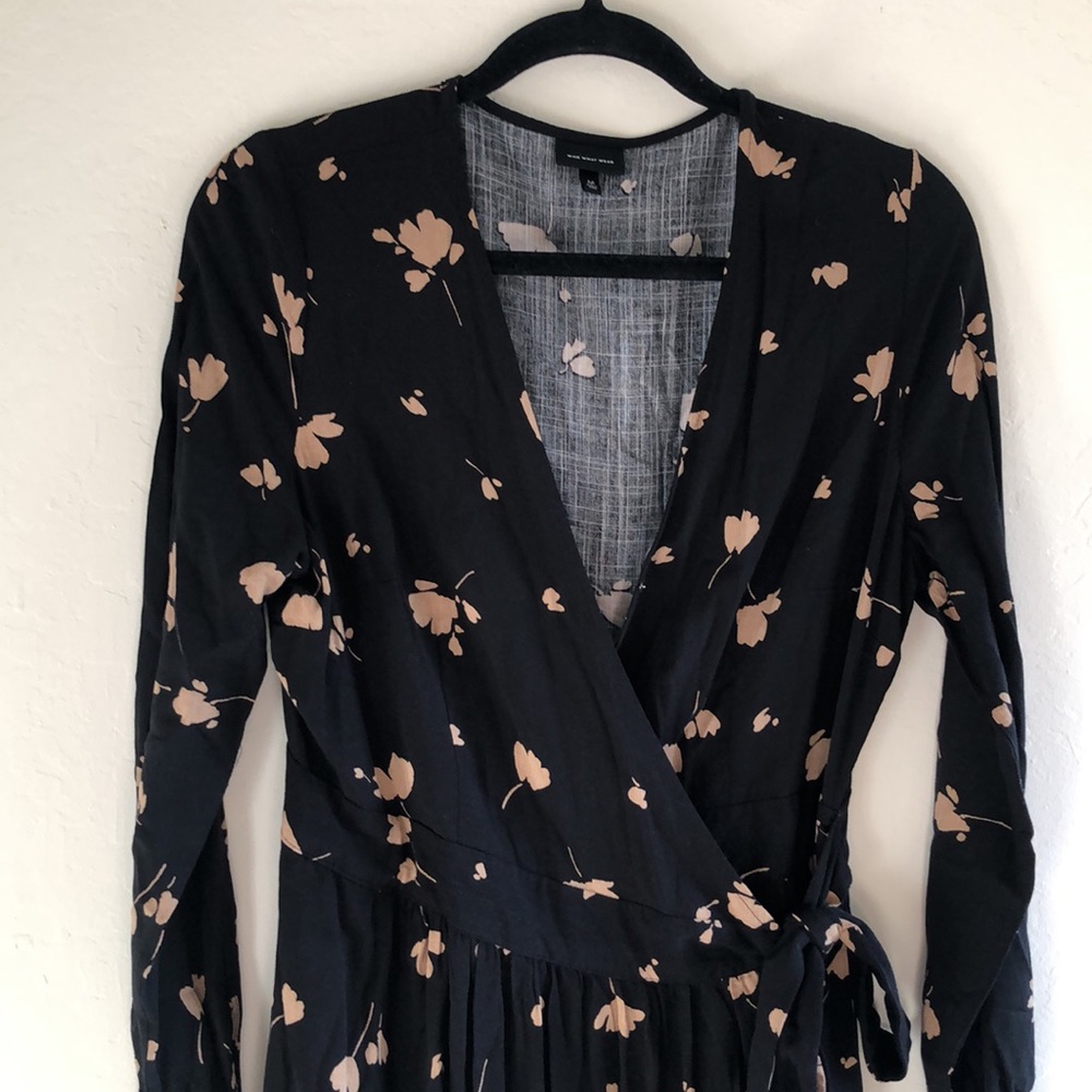 Maxi flower pattern dress